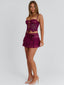 TRESNA MINI SKIRT PLUM Mini Skirt 