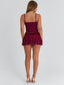 TRESNA MINI SKIRT PLUM Mini Skirt 