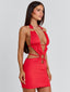TRINA MINI DRESS RED Mini Dress 