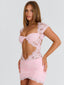 TRINITY MINI DRESS BABY PINK Mini Dress 