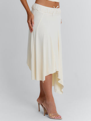VAL MIDI SKIRT CREAM Midi Skirt 