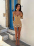 VALERE MINI DRESS GOLD Mini Dress 