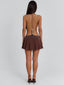 VALLI MINI DRESS BROWN Mini Dress 