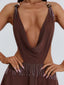 VALLI MINI DRESS BROWN Mini Dress 