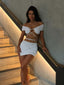 VANORA MINI DRESS BRIGHT WHITE Mini Dress 