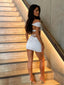 VANORA MINI DRESS BRIGHT WHITE Mini Dress 