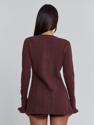 VELMA TOP CHOCOLATE Top 