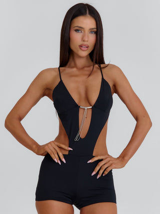 VERNA PLAYSUIT BLACK Playsuit 