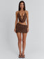 VIER TOP CHOCOLATE Crop Top 