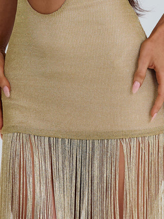 VIVVIAN MAXI DRESS GOLD Maxi Dress 