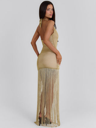 VIVVIAN MAXI DRESS GOLD Maxi Dress 