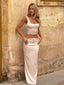 WILLIA TOP IVORY Crop Top 