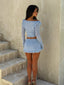 YALENA SKIRT BLUE Shorts 