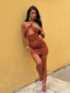 YARA MINI DRESS RUST Maxi Dress 