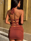YARA MINI DRESS RUST Maxi Dress 