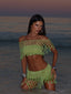 YVON TOP GREEN Crop Top 