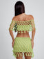 YVON TOP GREEN Crop Top 