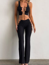 ZAFIRA CROP TOP BLACK Tops BOSDA 