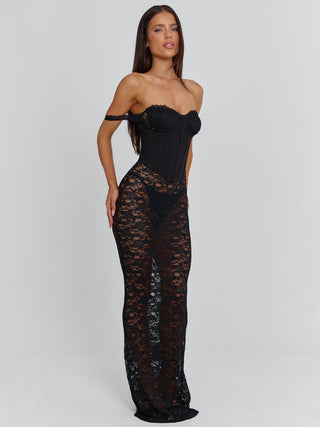 ZANA MAXI DRESS BLACK Maxi Dress 