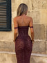 ZANA MAXI DRESS DARK MAUVE Maxi Dress 
