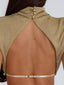 ZARIA MINI DRESS GOLD Mini Dress 