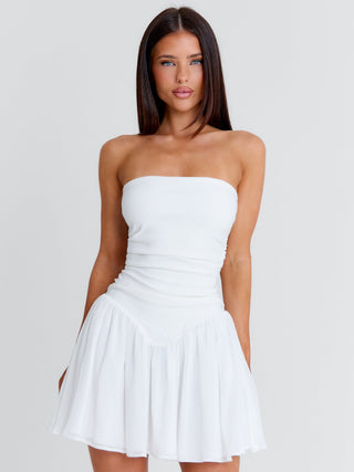 ZARIAH MINI DRESS WHITE Mini Dress 