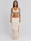 ZARIELLE TOP IVORY Crop Top 