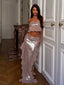 ZELIE MAXI SKIRT DUSTY PINK Maxi Skirt 