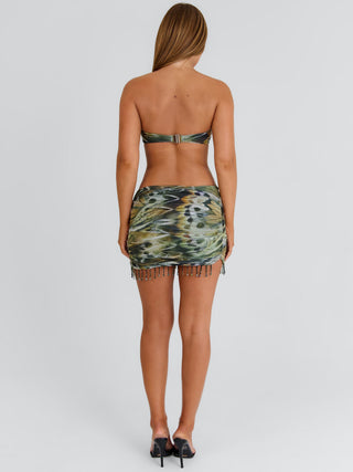 ZELINA MINI DRESS ECRU WINGS Mini Dress 