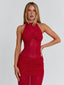 ZERRA MAXI DRESS RED Maxi Dress 