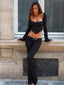 ZIA TOP BLACK Crop Top 