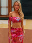 ZIANA TOP CRIMSON LILY Crop Top 