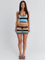 ZOEY TOP MULTI STRIPE Crop Top 