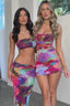 VENUS BANDEAU CROP TOP AZALEA