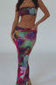 VENUS BANDEAU CROP TOP AZALEA