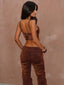 PYRA PANTS RUST BROWN Pants 