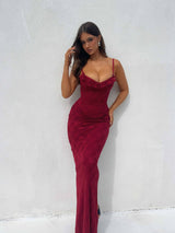 DYLAN MAXI DRESS RED Maxi Dress Dali Factory 