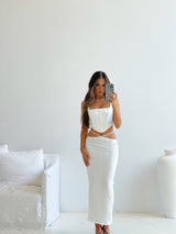 ALIONA MAXI SKIRT WHITE - OUTCAST EXCLUSIVES Generation Outcast Clothing 