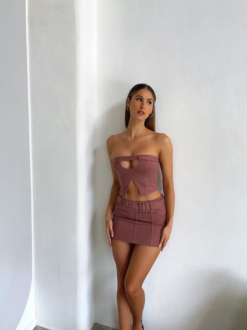 ROBYN MINI SKIRT FUCHSIA - OUTCAST EXCLUSIVES Generation Outcast Clothing 