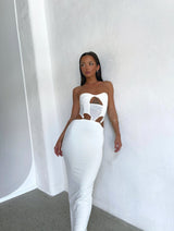 PALMA MAXI DRESS WHITE - OUTCAST EXCLUSIVES Maxi Dress Generation Outcast Clothing 