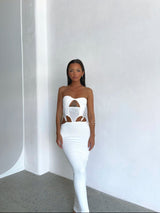 PALMA MAXI DRESS WHITE - OUTCAST EXCLUSIVES Maxi Dress Generation Outcast Clothing 