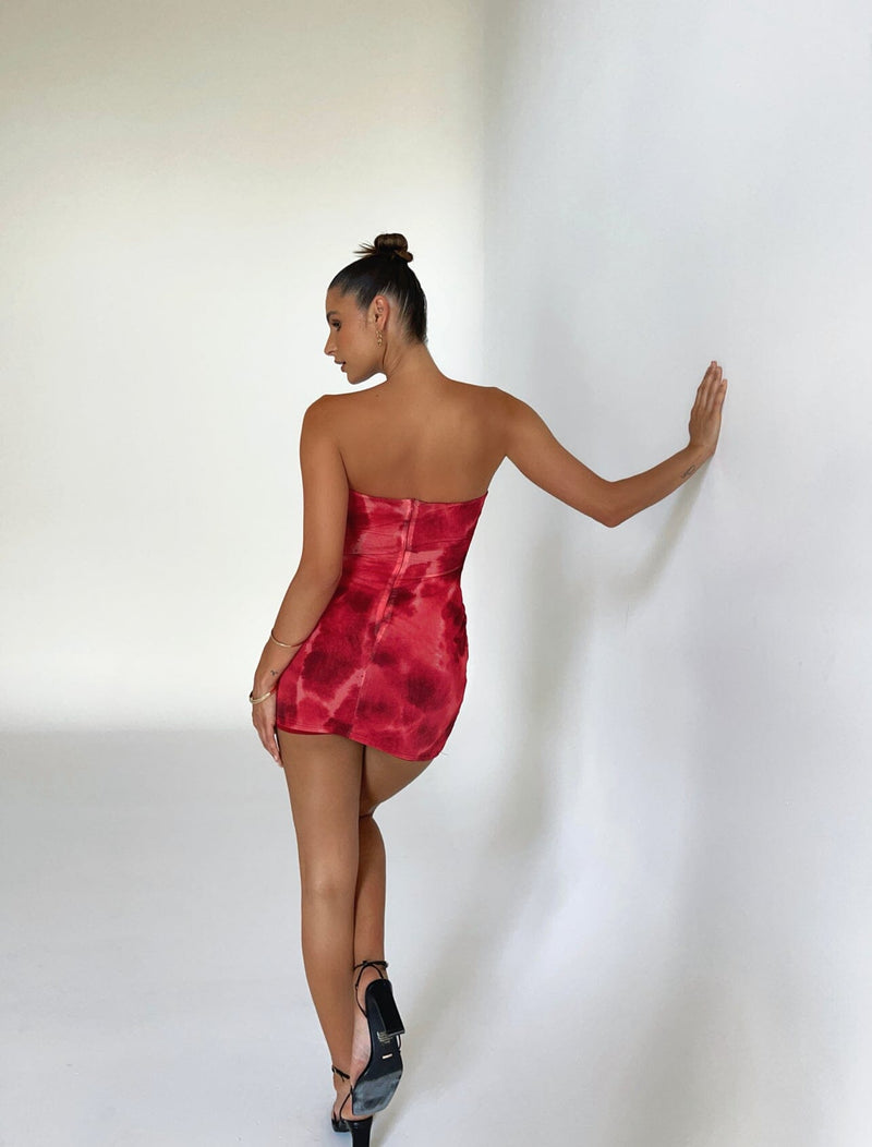 LALANA PRINTED MINI DRESS - OUTCAST EXCLUSIVES Mini Dress Generation Outcast Clothing 