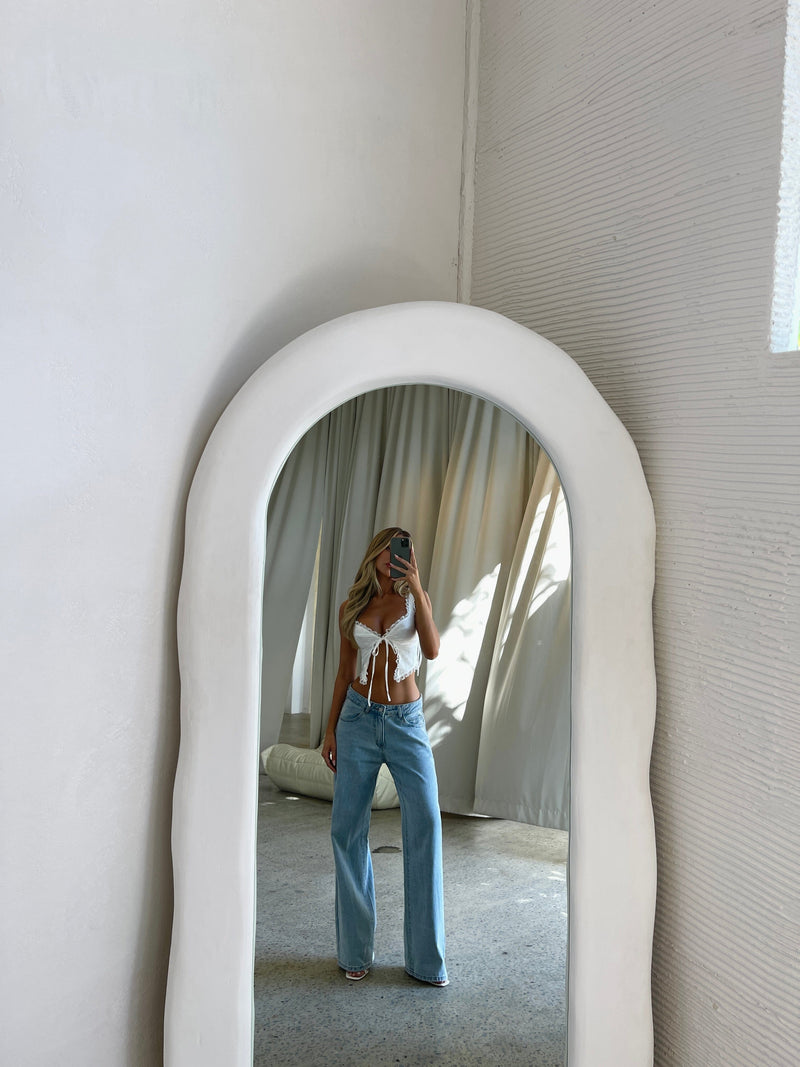 PAROS CROP TOP WHITE - OUTCAST EXCLUSIVES Crop Top 