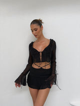 TARA MINI SKIRT BLACK - OUTCAST EXCLUSIVES Generation Outcast Clothing 