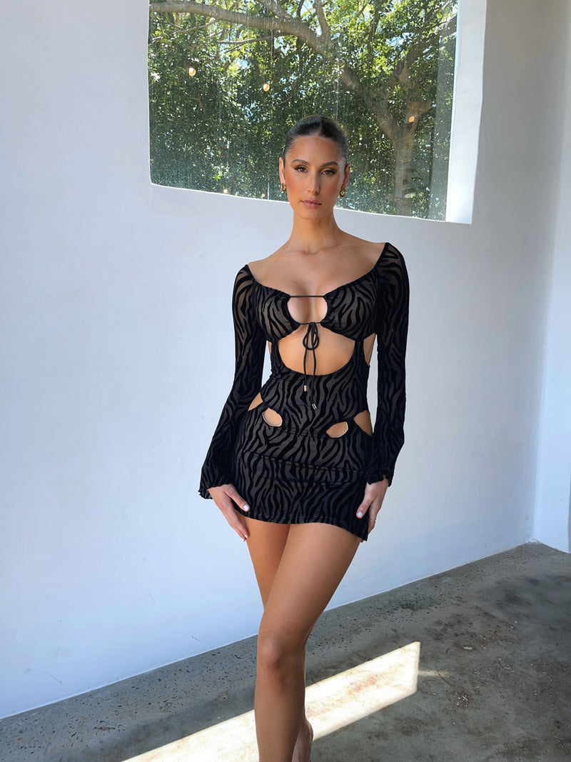 EDEN MINI DRESS BLACK - OUTCAST EXCLUSIVES Mini Dress 