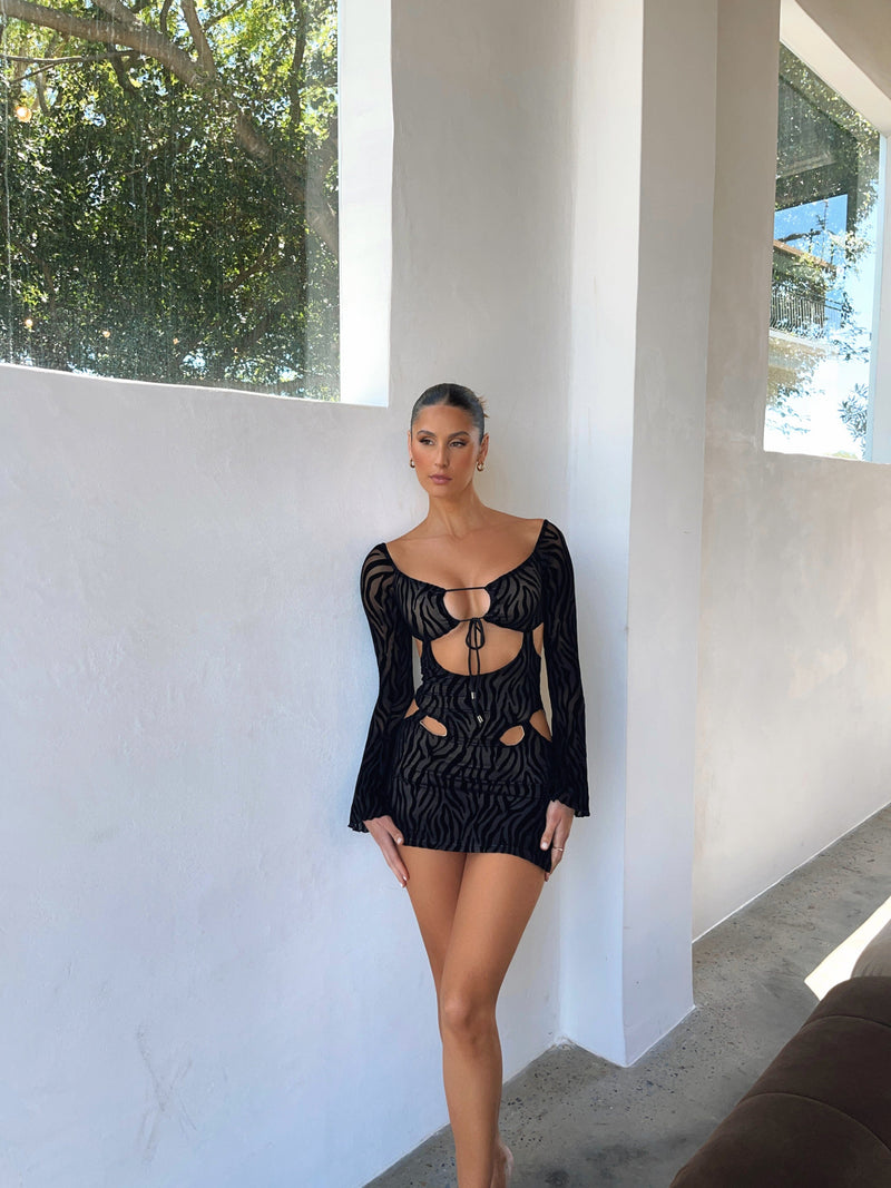 EDEN MINI DRESS BLACK - OUTCAST EXCLUSIVES Mini Dress 