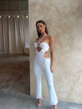 ABBY JUMPSUIT WHITE - OUTCAST EXCLUSIVES Generation Outcast Clothing 