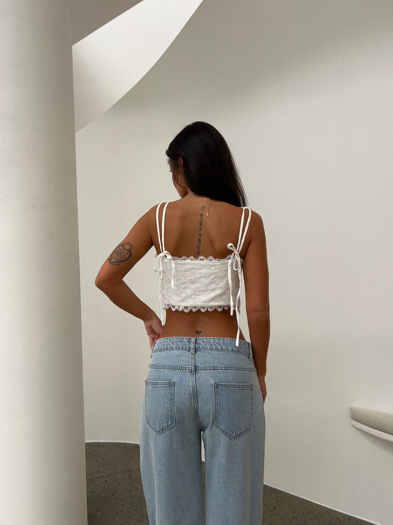 PAROS CROP TOP WHITE - OUTCAST EXCLUSIVES Crop Top 